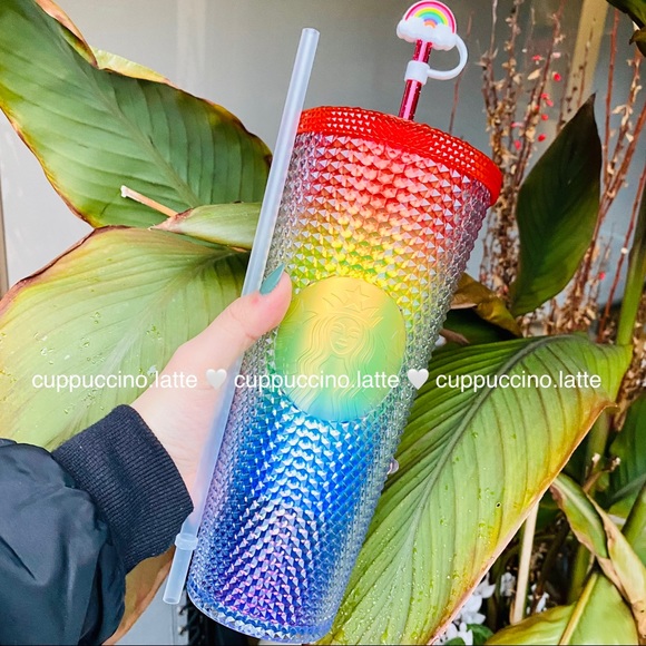 🌈NEW🌈Starbucks 2021 Rainbow Ombre Studded Cup - Picture 2 of 10